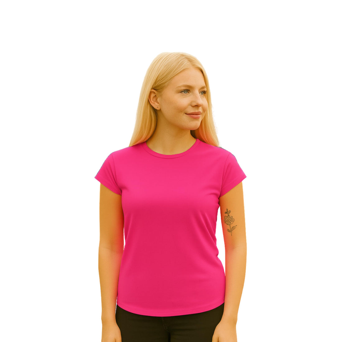 Women’s Classic Fit T-Shirt – Soft Cotton Spandex Blend | Short Sleeve Casual Tee | Everyday Comfort Top