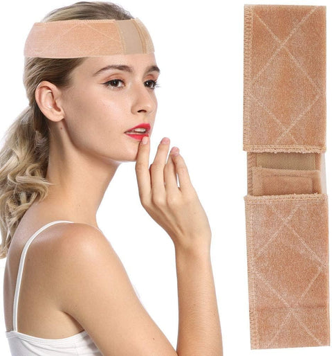 Wig Grip Headband, Non Slip Wig Band Sweatproof Seamless Wig Headband to Hold Wig in Place Elastic Wig Cap for Lace Wigs and Frontals(bEIGE)
