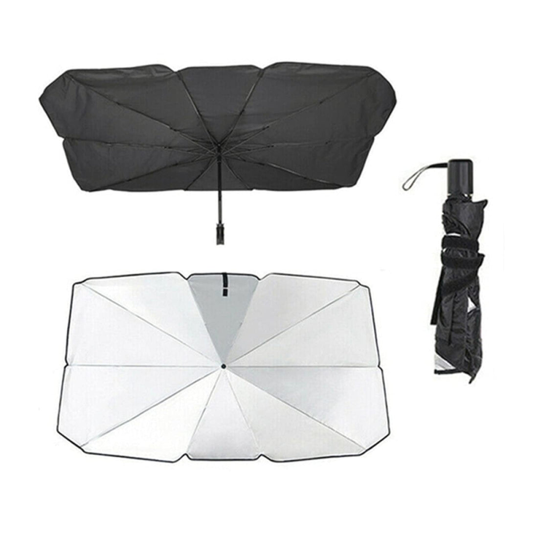 For BMW M Sport F30 F31 F34 X1 F07 F10 F48 F39 F11, Front Window Sunshades Car Windshield Sunshade Blocks UV Rays Sun Visor Protector