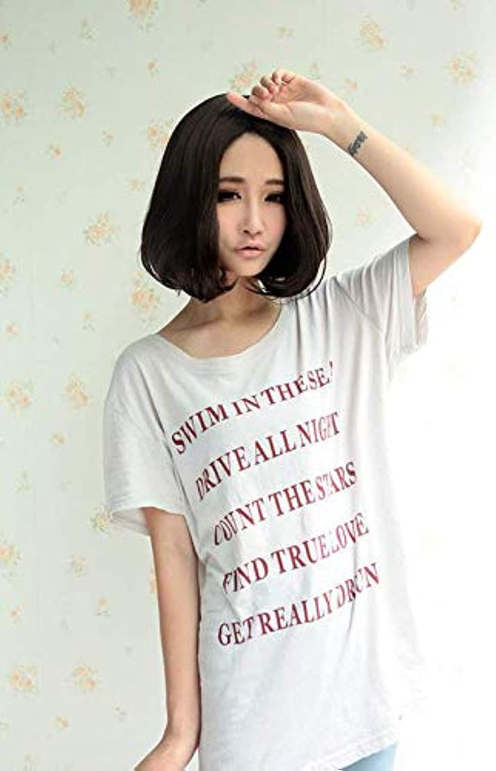ECIF Female Short Curly Wig