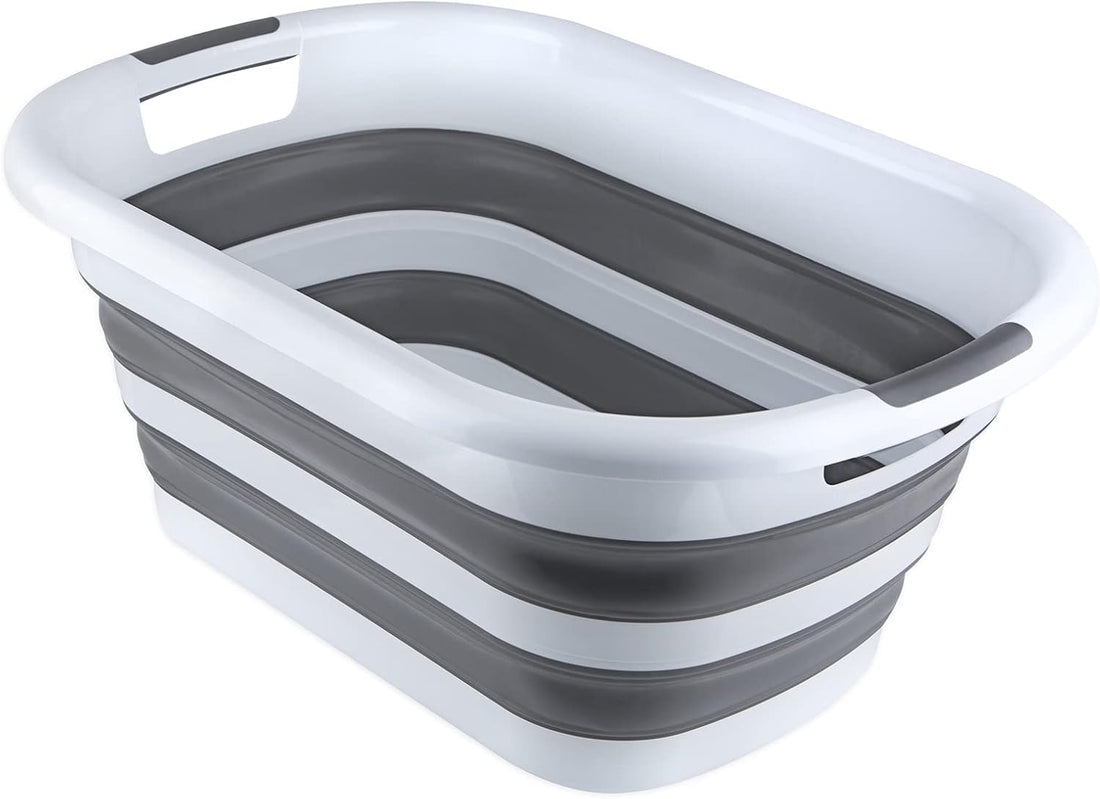 Folding Bathtub, Portable Basin, Space Saving Plastic Tub, Silicone Collapsible Bucket, Collapsible Plastic Bucket, Collapsible Bucket