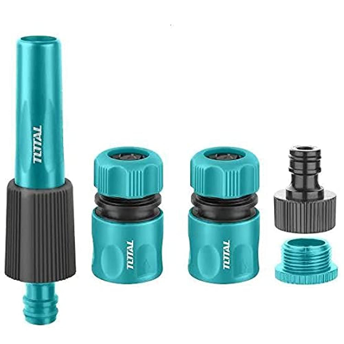 Total Garden Spray Gun Hose Connection Set - 5 Pieces