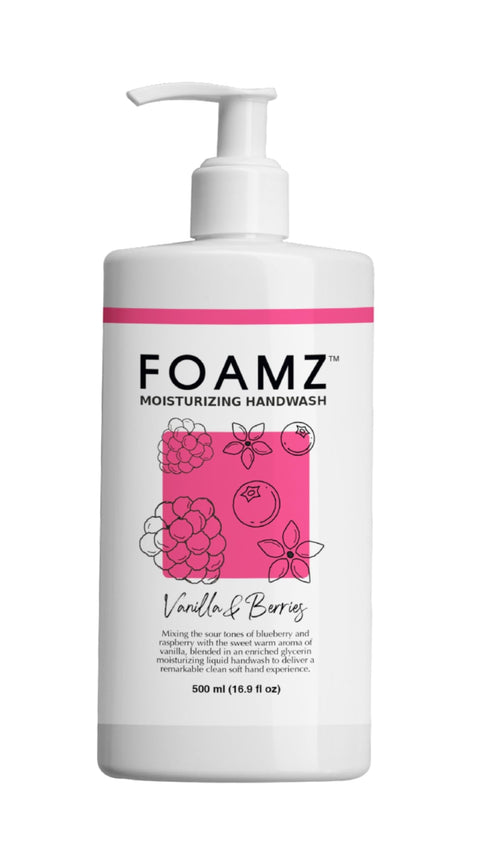 FOAMZ Liquid Hand Wash 500 ml (Vanilla and Berries)
