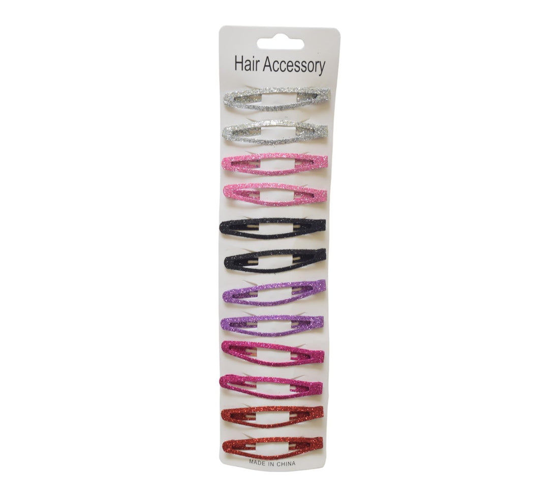 Daphne 12-Piece Hair Clip Set For Girls - Multicolor - 1816