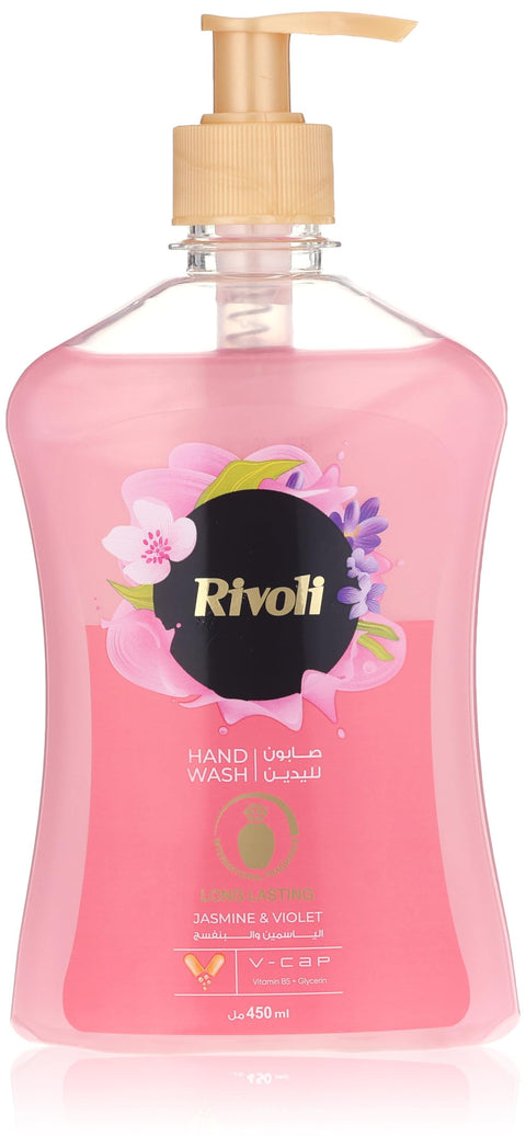 Rivoli rose hand wash 450 ml, pink