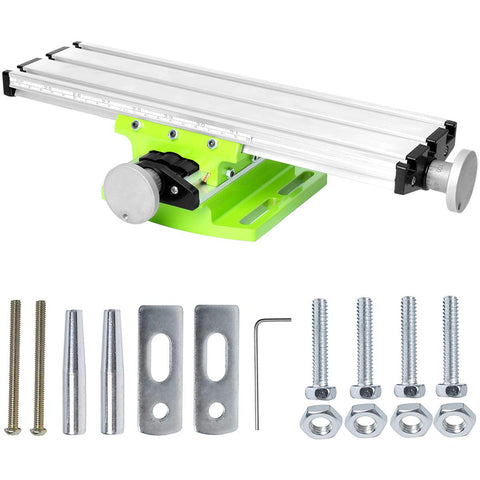 Gekufa Milling Working Table Multifunction Worktable, Compound Drilling Slide Table for Bench Drill Stand