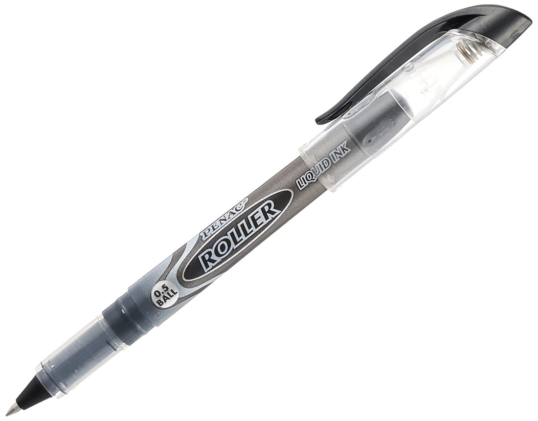 Rollerball Pen 05 Felt Liqroller Metal Black