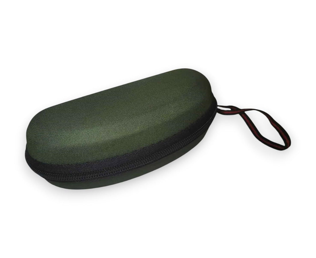 Sunglasses or Eyeglasses Case with Zipper Closure Soft Material for Travel, Outdoor Activities and Daily Use, Keep Glasses Safe
