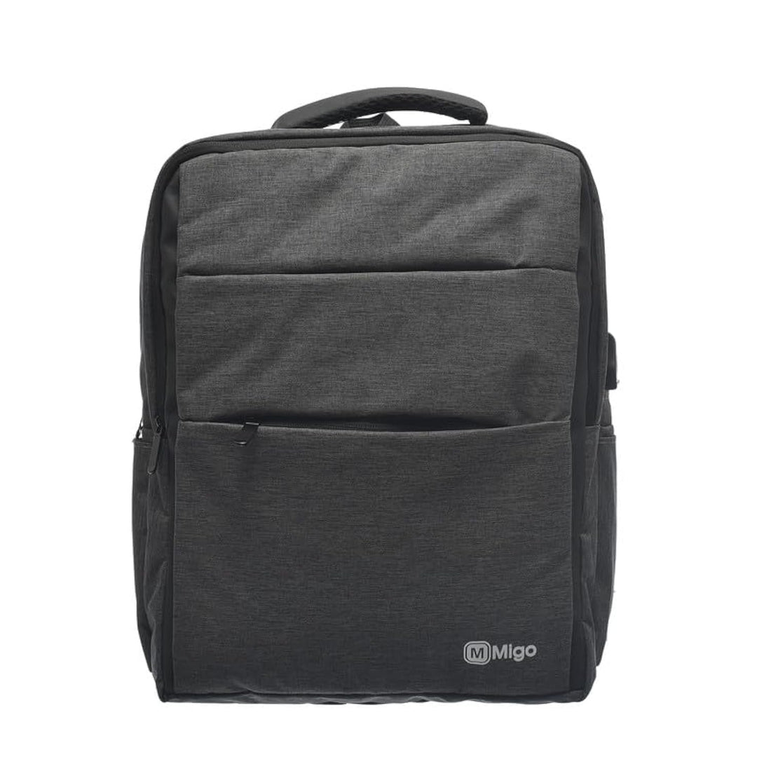 Migo Laptop School Backpack with USB Charging, Blue