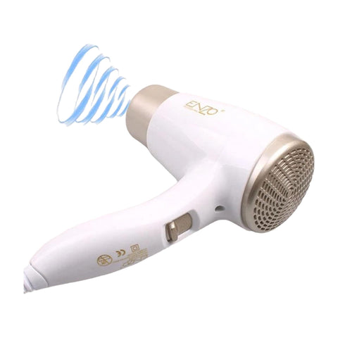Enzo Hair Dryer - Wall Mounted - Suitable for Home, Bathroom, Salon - 3000W (White)