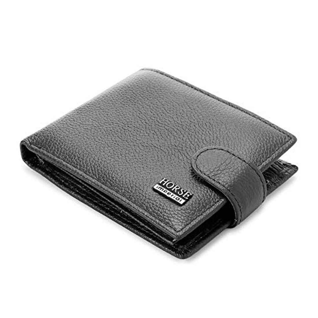 Black Leather For Men - Trifold Wallets , 2725297149253