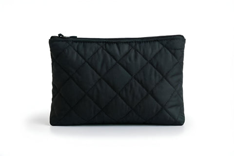 Makeup bag and makeup brushes - waterproof compact bag for makeup, brushes, and skin care products while traveling (color 1)