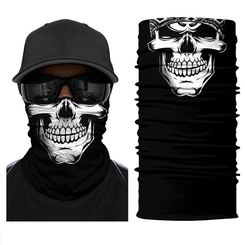 Bandana Face Mask for Rave Dust Wind Scarf Face Neck Pouch Tube Mask Headwear Motorcycle Face Mask for Women Men Kids (PL180520)