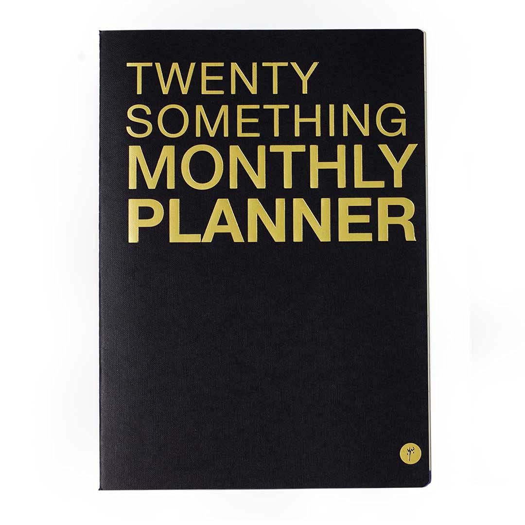 YM Sketch Monthly Planner Journals A5 Black thread Stitch | Any Year Small 12 monthly view blank no date format |Gift for top CEO, Managers, Startups and Professionals