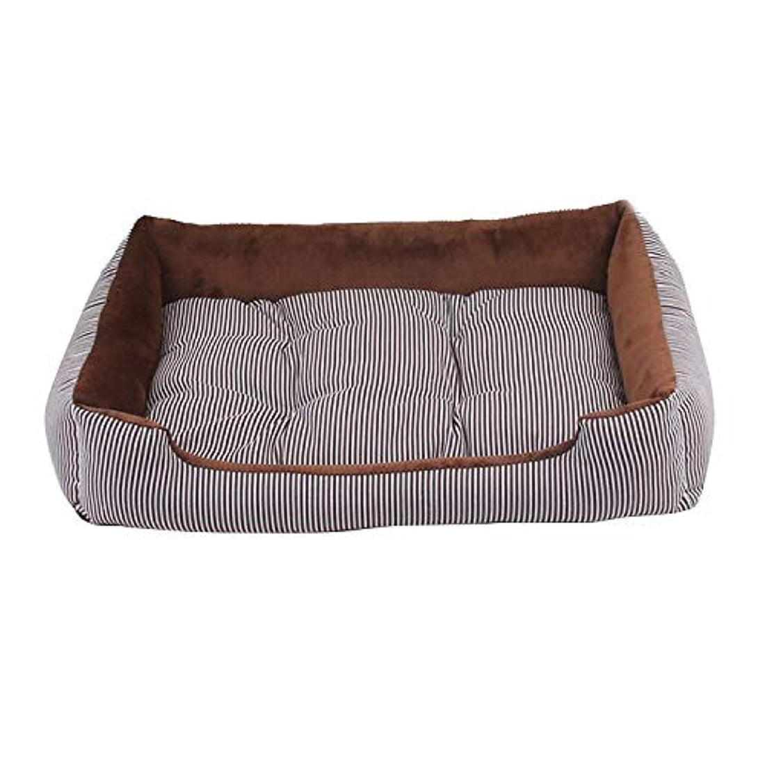 Moro Moro 3 Pet Bed House Cat & Dog Sleep Bag Square Shape 80 X 60 X 15cm Quilted Cotton & Velvet