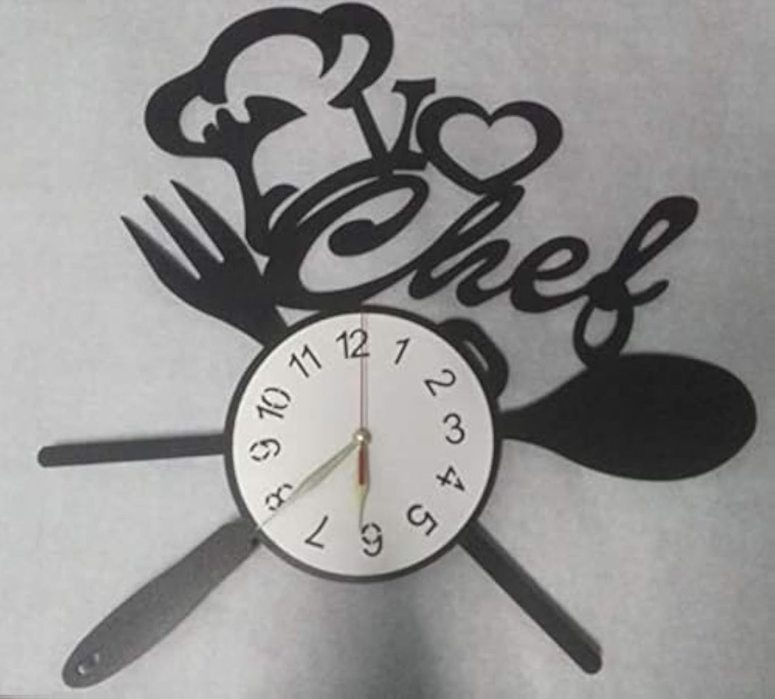 Other Wall Clock for Kitchen, White, Rectangular, Wood, AA Batteries, Alarm, Radio