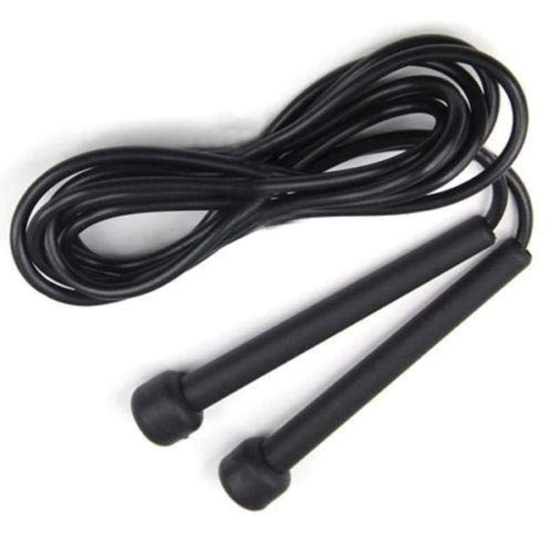 Skipping Rope Jumping Adult Long Plastic Handles Gym Fitness Training Black