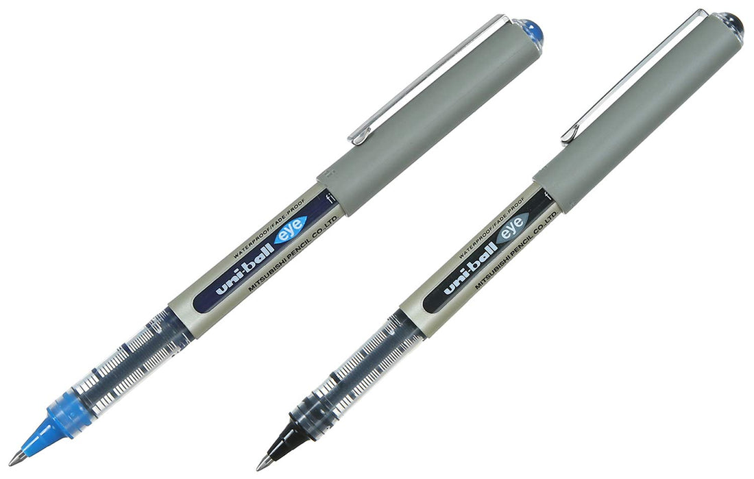 Uni-ball Ub157 Eye Pen, Pack of 2 - Blue and Black