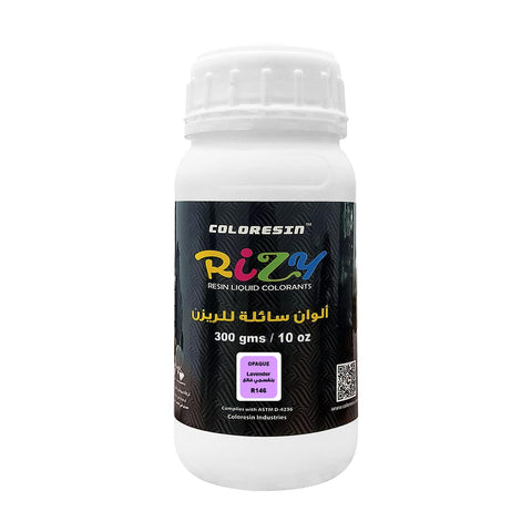 RIZY LAVENDER OPAQUE Resin Liquid Pigment,New Generation of Epoxy Color Pigment -Liquid Dye High Concentration Colorant for Resin Crafts Arts, 300g