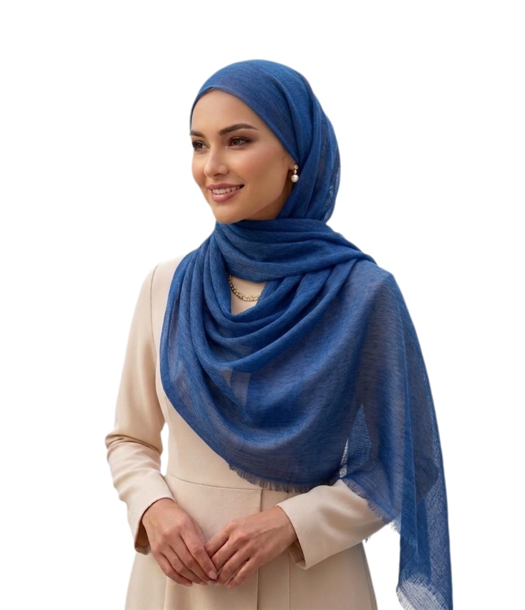 MAPKA Premium Hijab, Jersey Fabric, Solid Pattern, 2.75 Meters, Soft and Breathable, Islamic Headscarf, for Daily, Party, College Use
