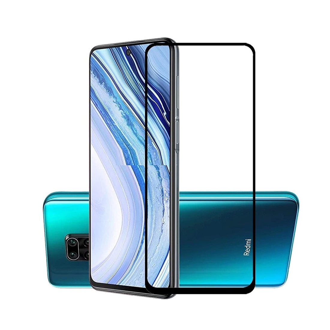 9D Glass Screen Protector Xiaomi Redmi Note 9S / Note 9 Pro/Note 9 Pro Max - Black Frame