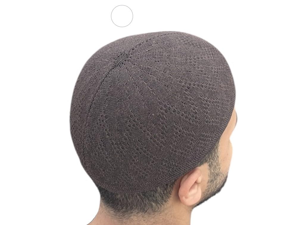 Muslim Head Cap Turkish Cotton Islamic Prayer and Occasion Islamic Headwear One Size