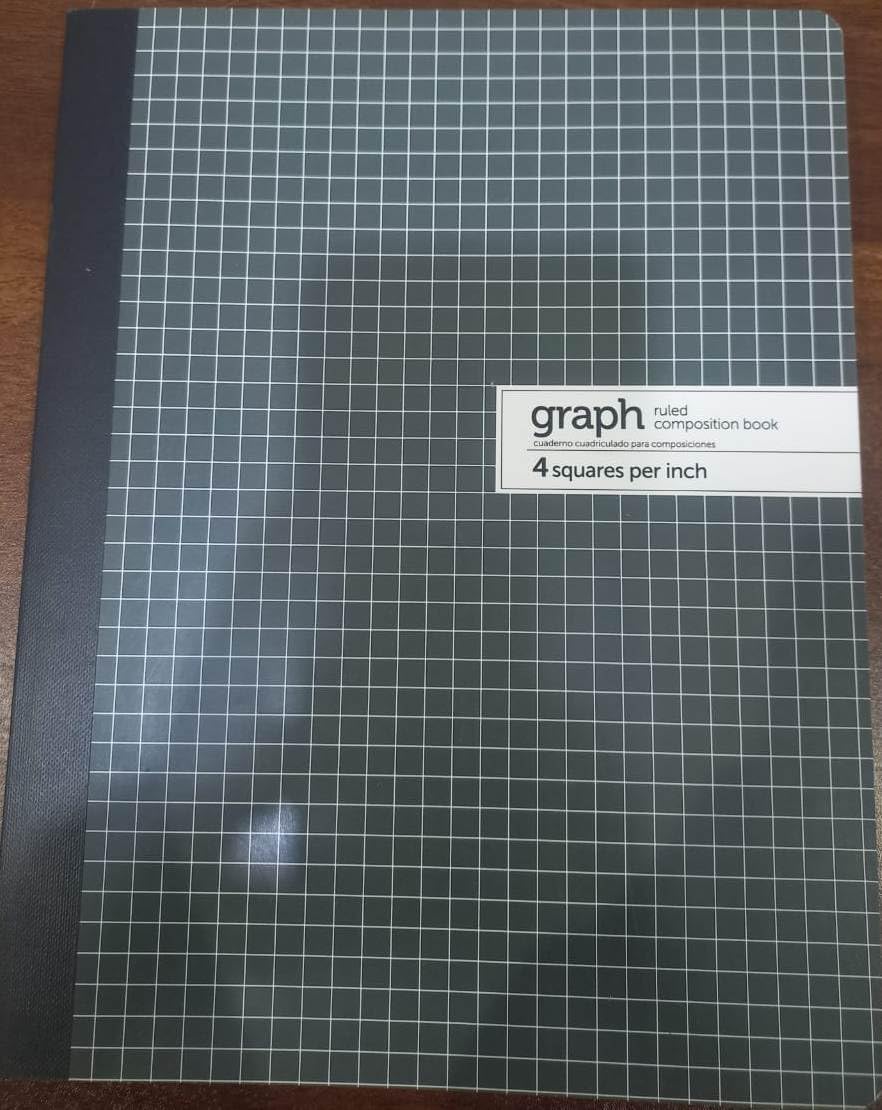 Office Depot 320155 Squares Sewing Composition Notebook, 100-Sheets, 19 x 24.7 mm Size
