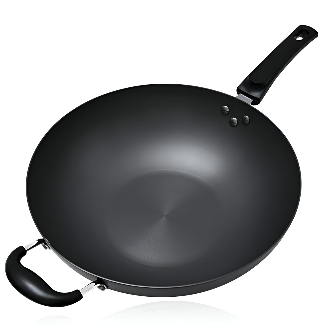 Induction Cookware - Specially designed induction-compatible pan set with reinforced non-stick surface and ergonomic double handles, suitable for all cooking methods.