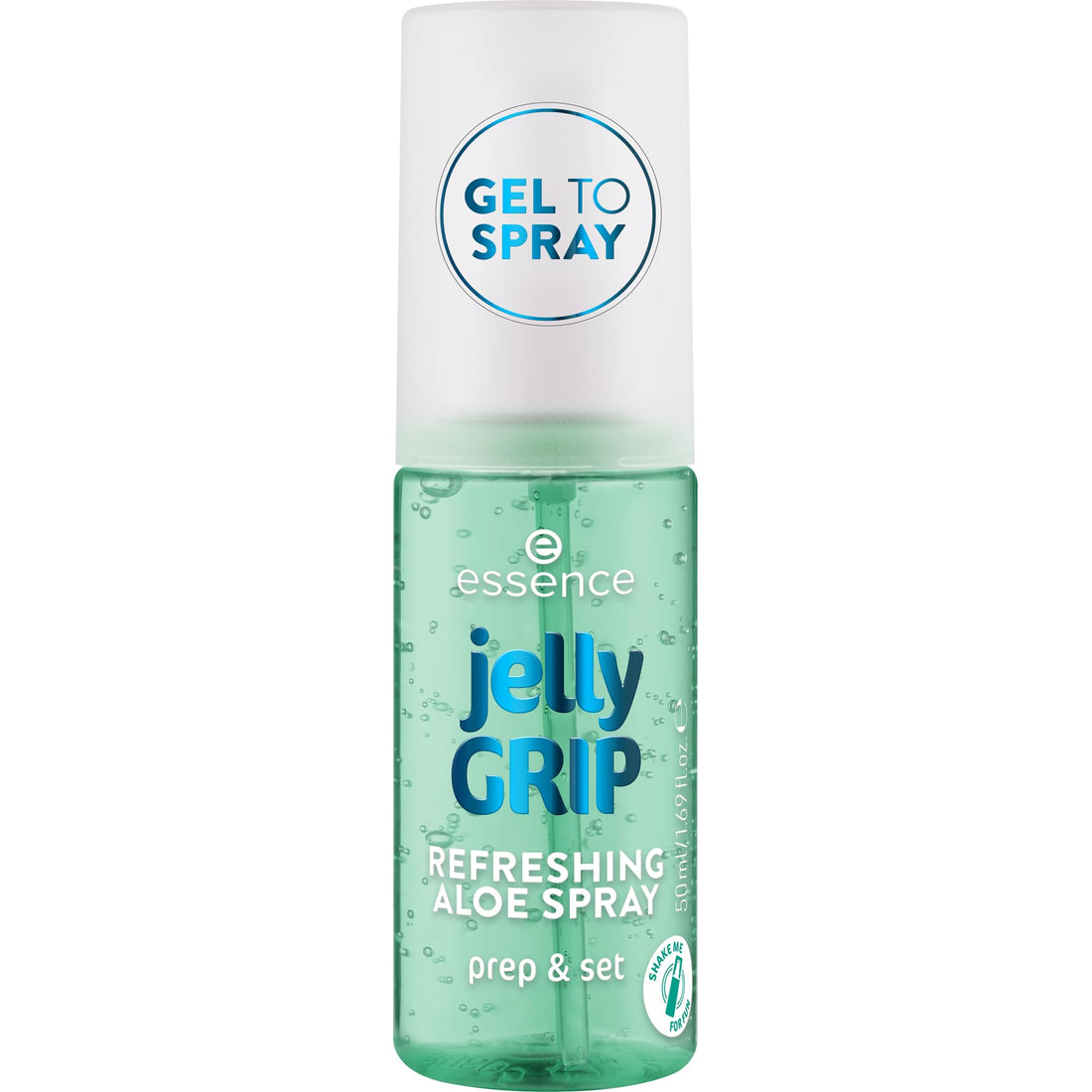 Essence Jelly Grip Refreshing Aloe Spray Hydrating Soothing Lightweight Primer Preps Skin Long Lasting Makeup