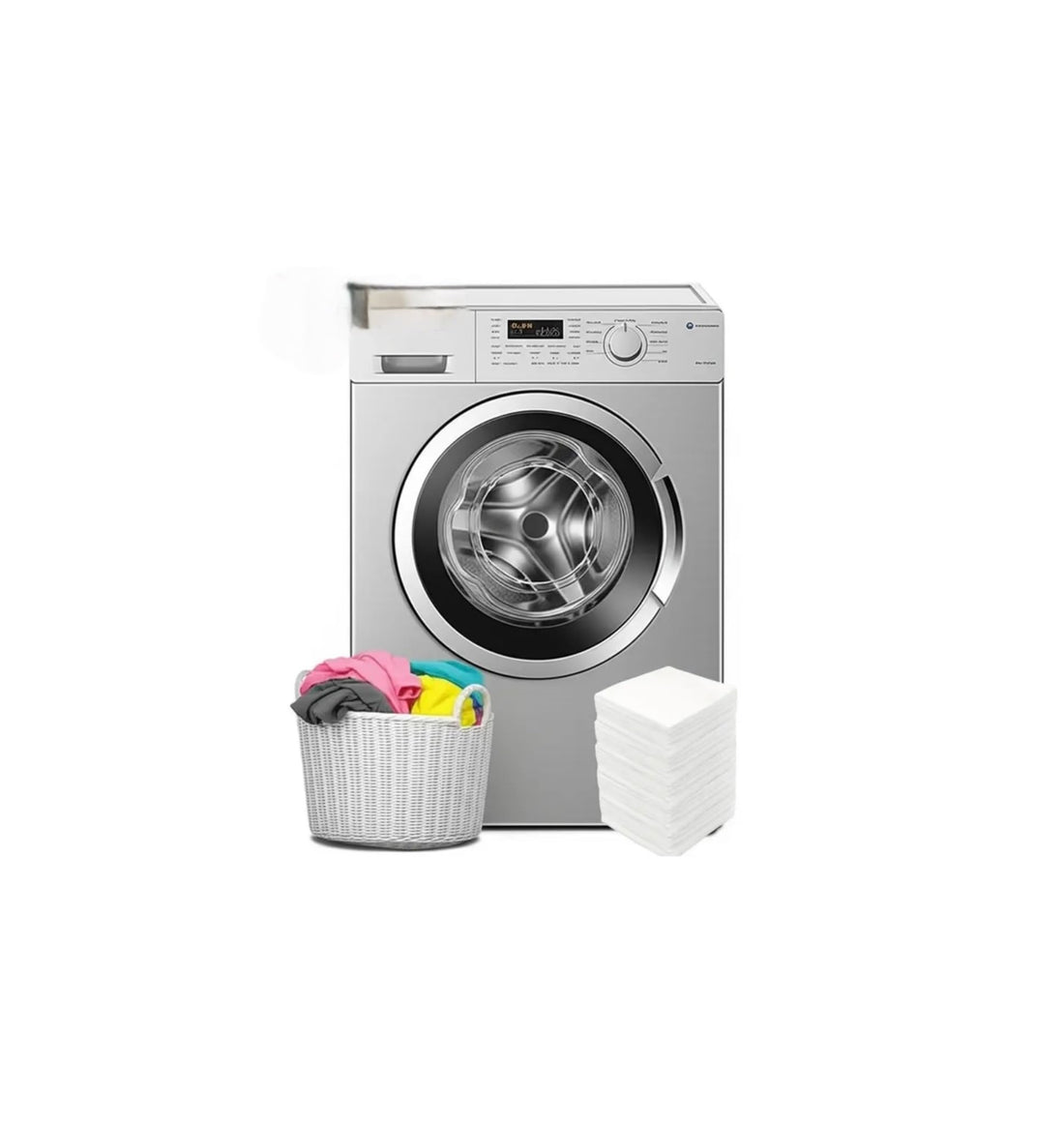 Laundry Color Catcher Sheets, Prevents Color Bleeding, Washing Machine Safe, 50 pcs
