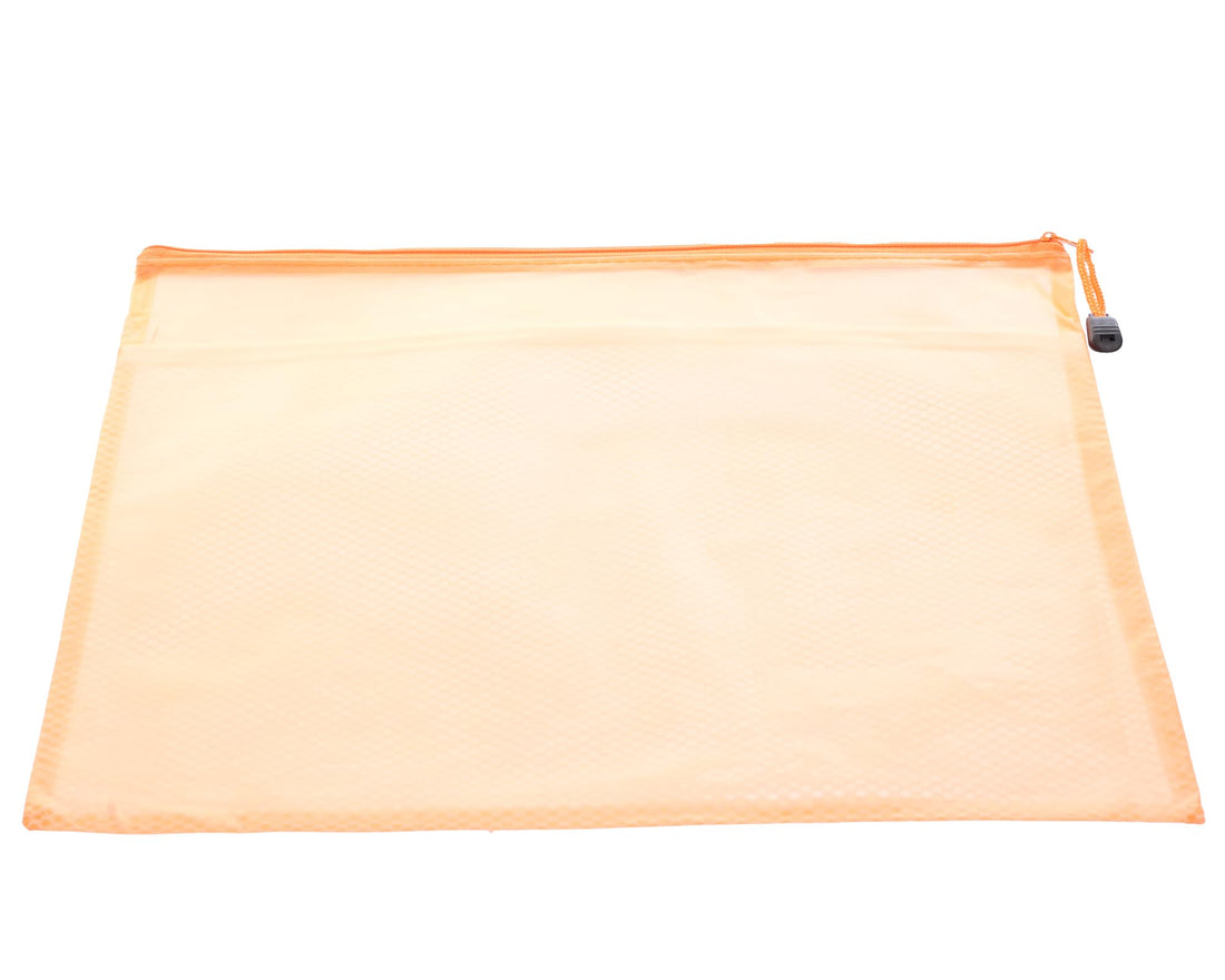 Micro B4 File with Zipper- Orange