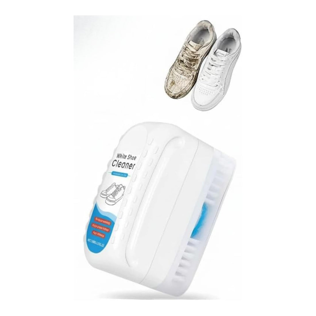 (BUY ONE GET ONE FREE) Water-free Sneaker Cleaner, Shoe Clean with Brushes, Instant White Shoe Sneaker Cleaner, Travel Shoe Cleaner for Tennis Shoes, Sneakers, Board Shoes, Canvas Shoes (100ML)