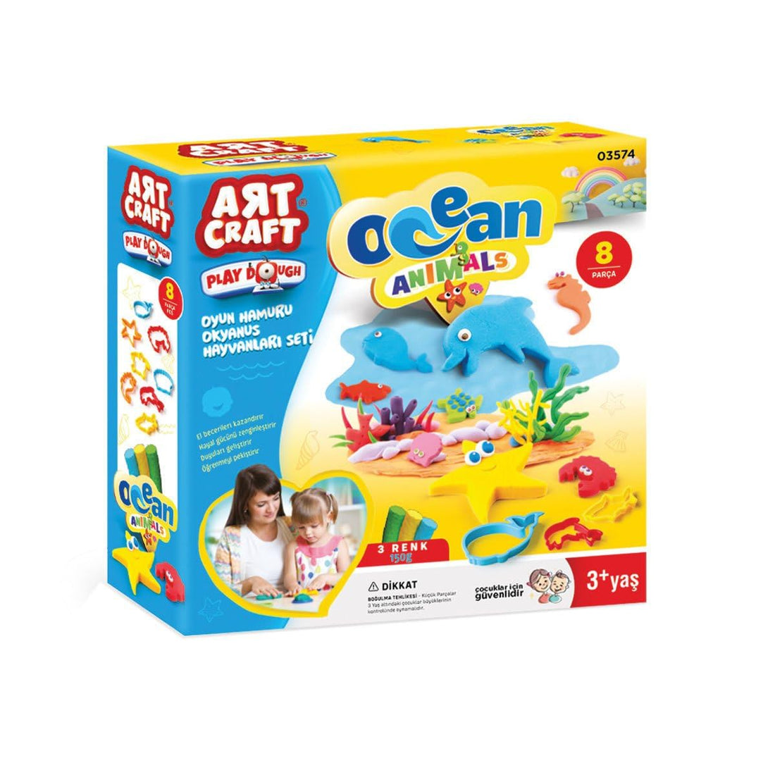 Art Craft Ocean Animals Play Dough Set