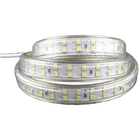 220V Waterproof 160leds/m Double Raw SMD 2835 LED Strip (5m, Warm-White Yellow)