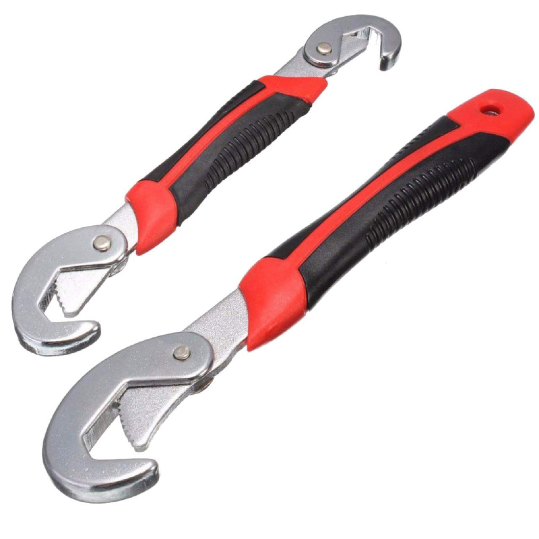 Universal Wrench, Large and Small, Set of 2, Compatible Dimensions Approx. 0.4-1.3 inches (9-32 mm), Monkey Wrench, Alternative Tool, Spanner, Plumbing, Water Supply