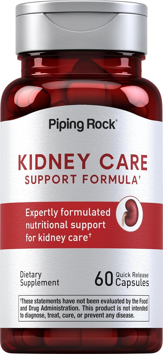Kidney Care Herbal Support Complex – 60 Capsules – Gentle Restore Formula – for Men & Women – Non‑GMO, Gluten Free