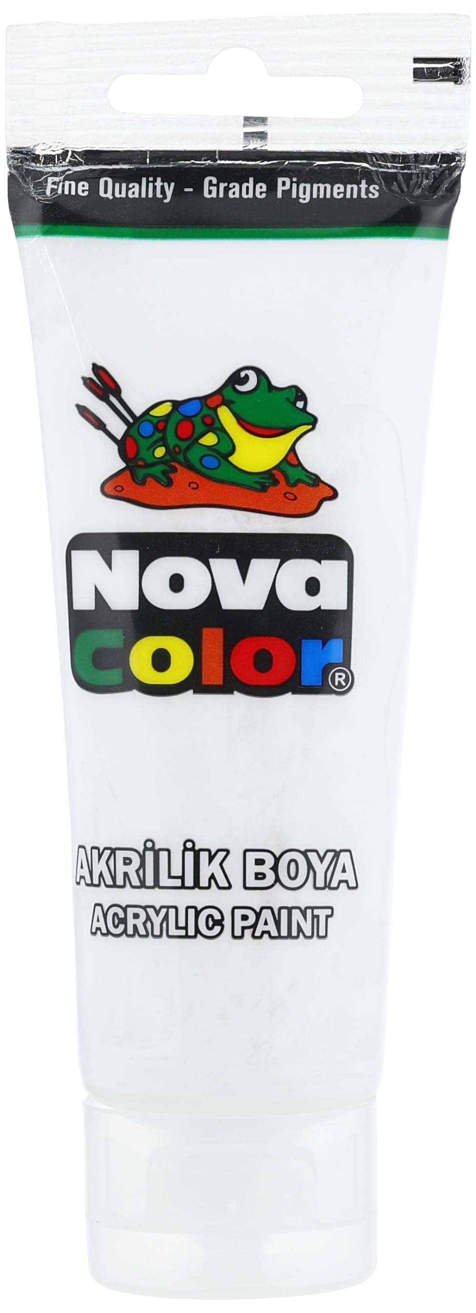 Nova turkish acrylic color tube 75mm white nc-259