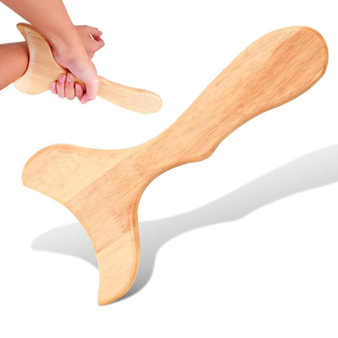 Lymphatic Drainage Massager,Body Gua Sha for Cellulite and Toning,Wood Therapy Massage Tools,Anti Cellulite Wooden Massage Tool, Lymphatic Paddle,Gua Sha for Body Shaping,Lymphatic Drainage