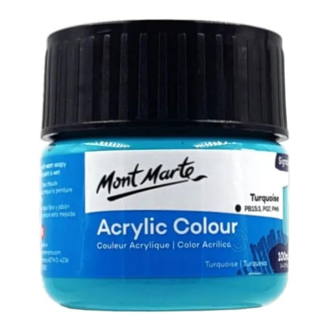 Monte Marte MSCH1059 Acrylic Colour Paint 100 ml, Turquoise