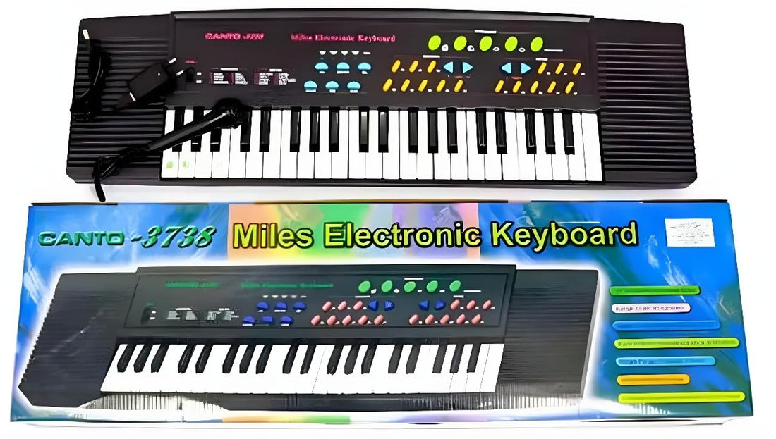 Next Store 37 Keys Electronic Keyboard for Kids | Educational Musical Piano with Microphone for Singing | Multiple Rhythms & Melodies | Musical Skills Development Gift