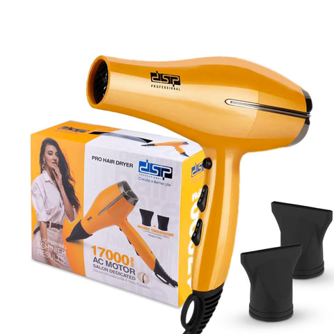 DSP HAIR DRYER, 1400 – 1600 W, removable filter, cool shot knob protect & shine, 3 speed level, DC motor (37006)