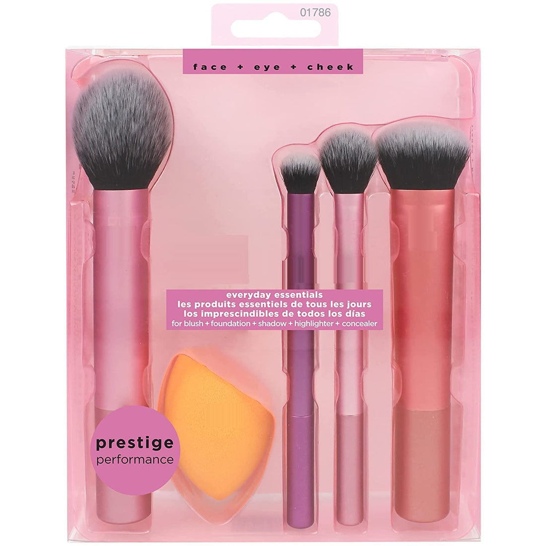 NANCY AJRAM X Real Techniques Real Techniques Everyday Essentials Brush Set - Pack of 4