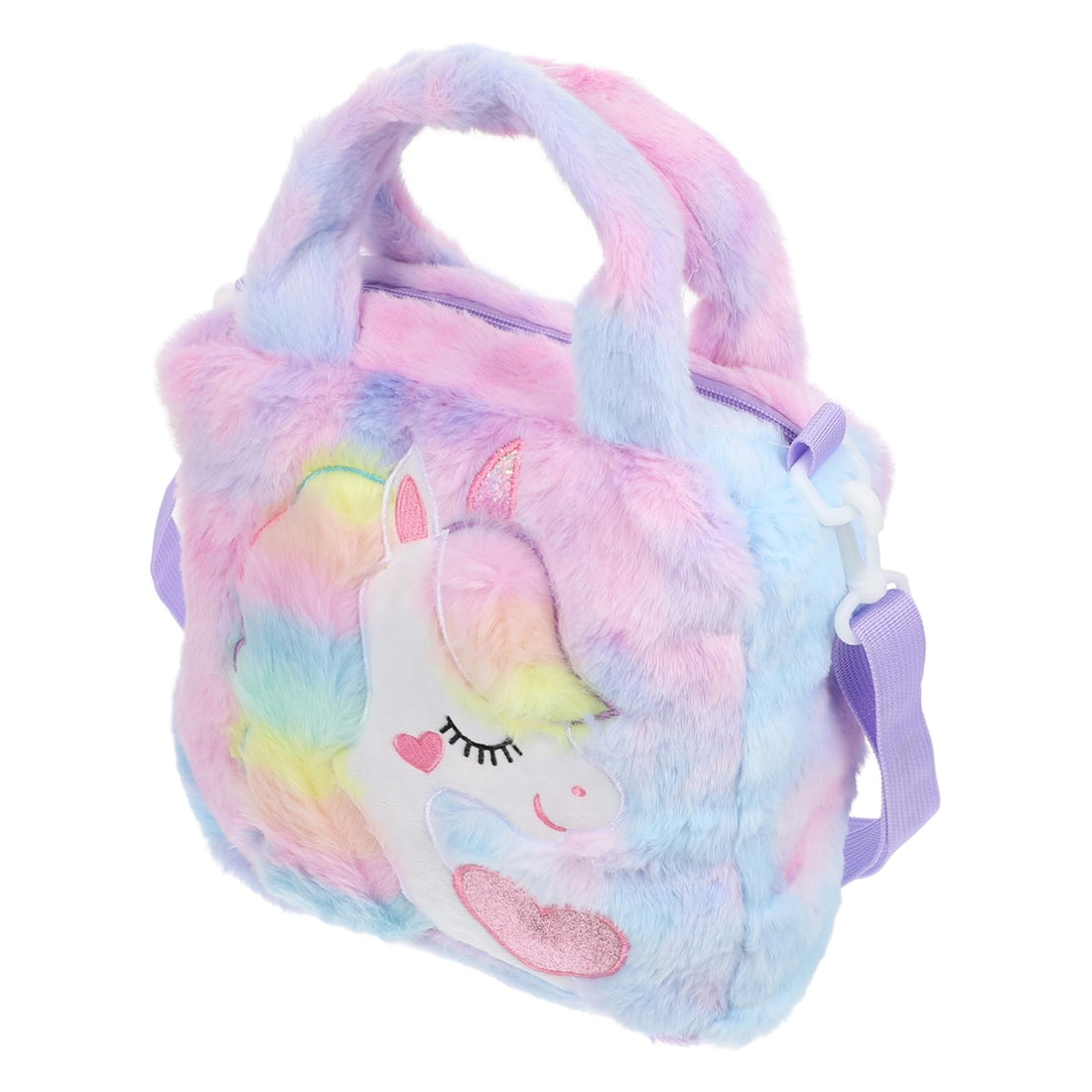 SHERCHPRY Unicorn Shoulder Bag Toddler Tote Bag Little Girl Bag Plush Crossbody Bag Little Girls Bag Wallet Storage Organizer For Kids Kids Kids Crossbody Bag
