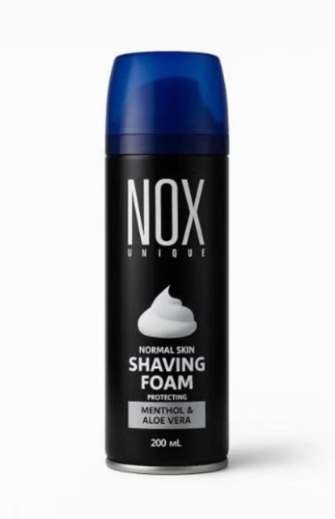 Nox Unique Skin Shaving Foam Menthol & Aloe 200ml