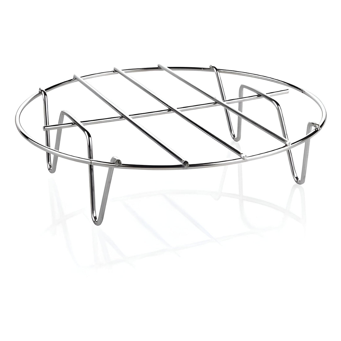 Baking Tray - Heavy Duty Stainless Steel Round Perforated Baking Sheet - Excellent Air Circulation for Evenly Baked Goods - Ideal for Pizza, Pastries & Roasting Vegetables (40 cm).