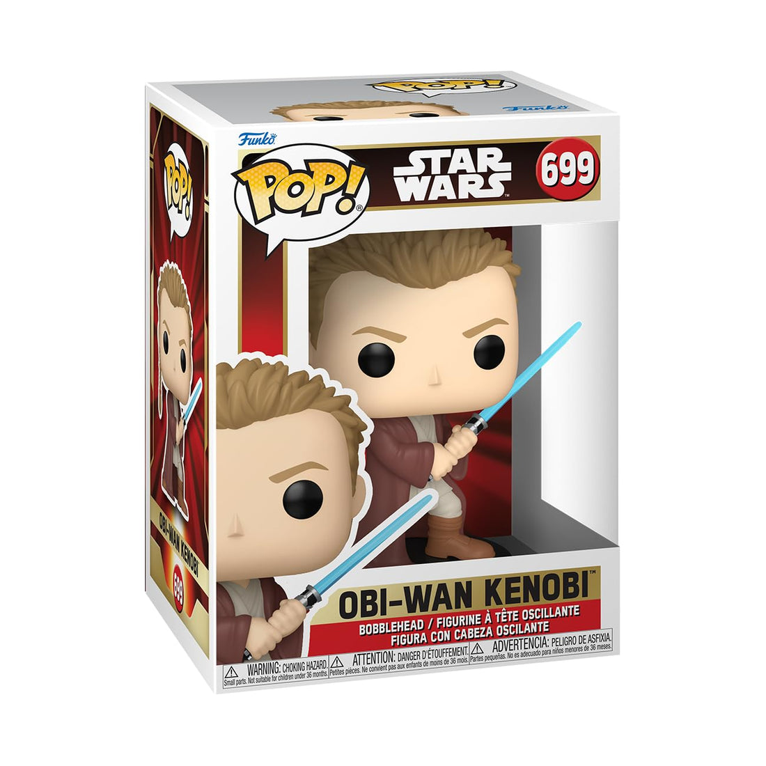 Funko Pop! Star Wars: Star Wars: The Phantom Menace 25th Anniversary - Obi-Wan Kenobi (Young) #699