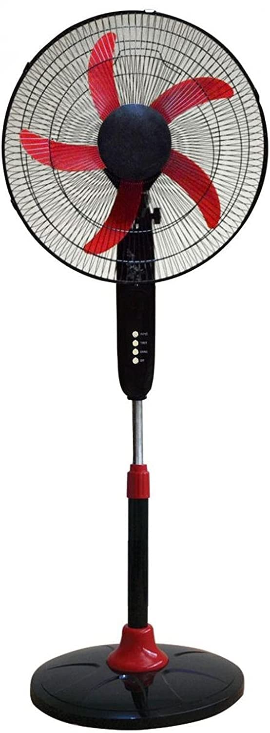 Natural Sky as-1805N Stand Fan 18 Inch 5 Blades - Red