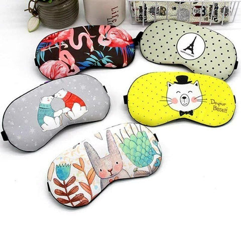 Cooling Eye Mask with Gel Pack for Puffy Eyes & Stress Relief – Soft Cotton Sleep Mask – قناع جل مبرد للعين للهالات والتعب