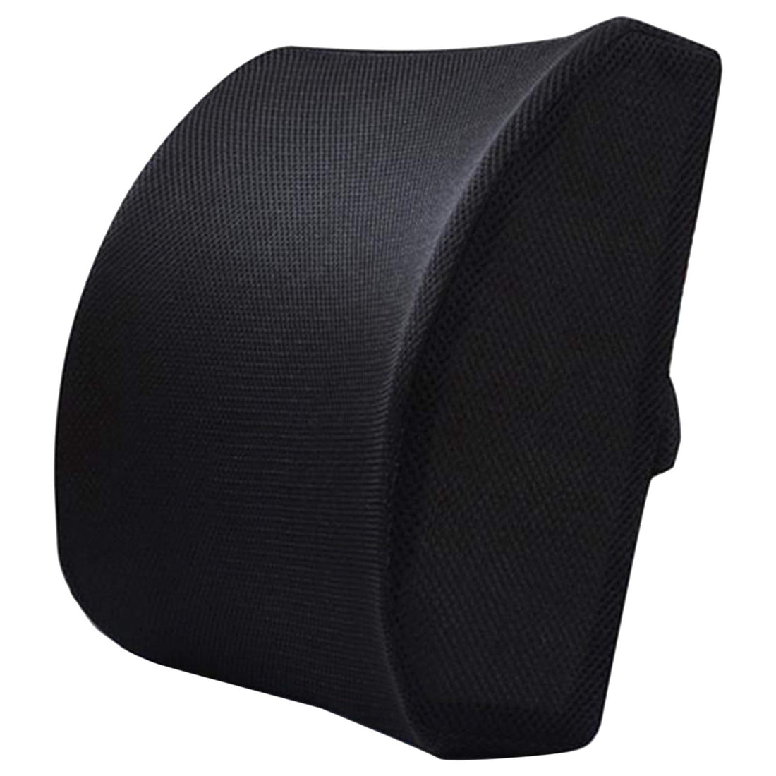 Memory Foam Backrest Pillow, Black