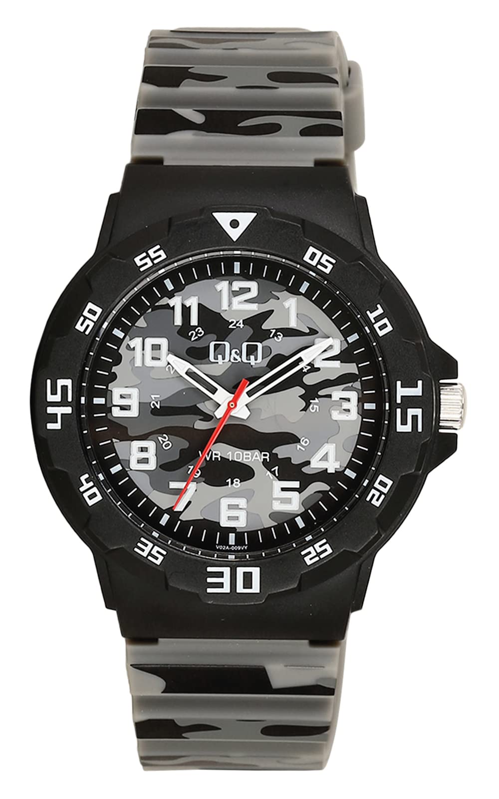 Q&Q WATCHES Unisex Camouflage Collection Analog Multicolor Dial Watch-V02A-009VY, Camouflage